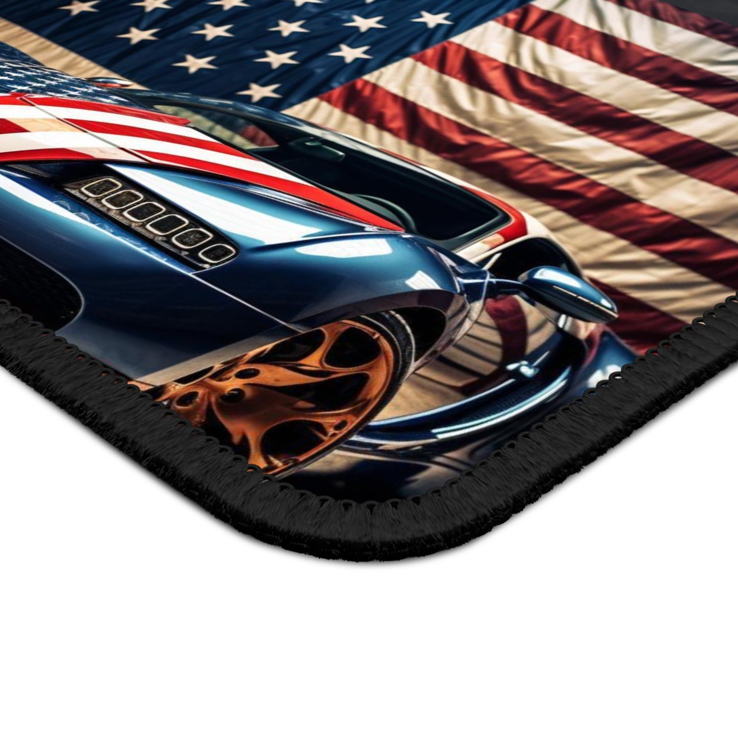 Gaming Mouse Pad Bugatti Flag American 5