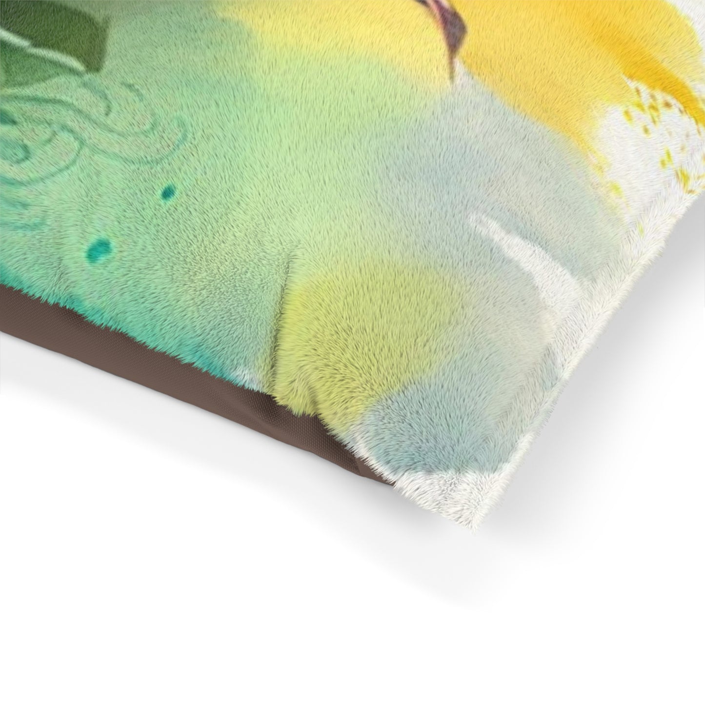 Pet Bed Mother Nature Bright Spring Colors Realistic Watercolor 1