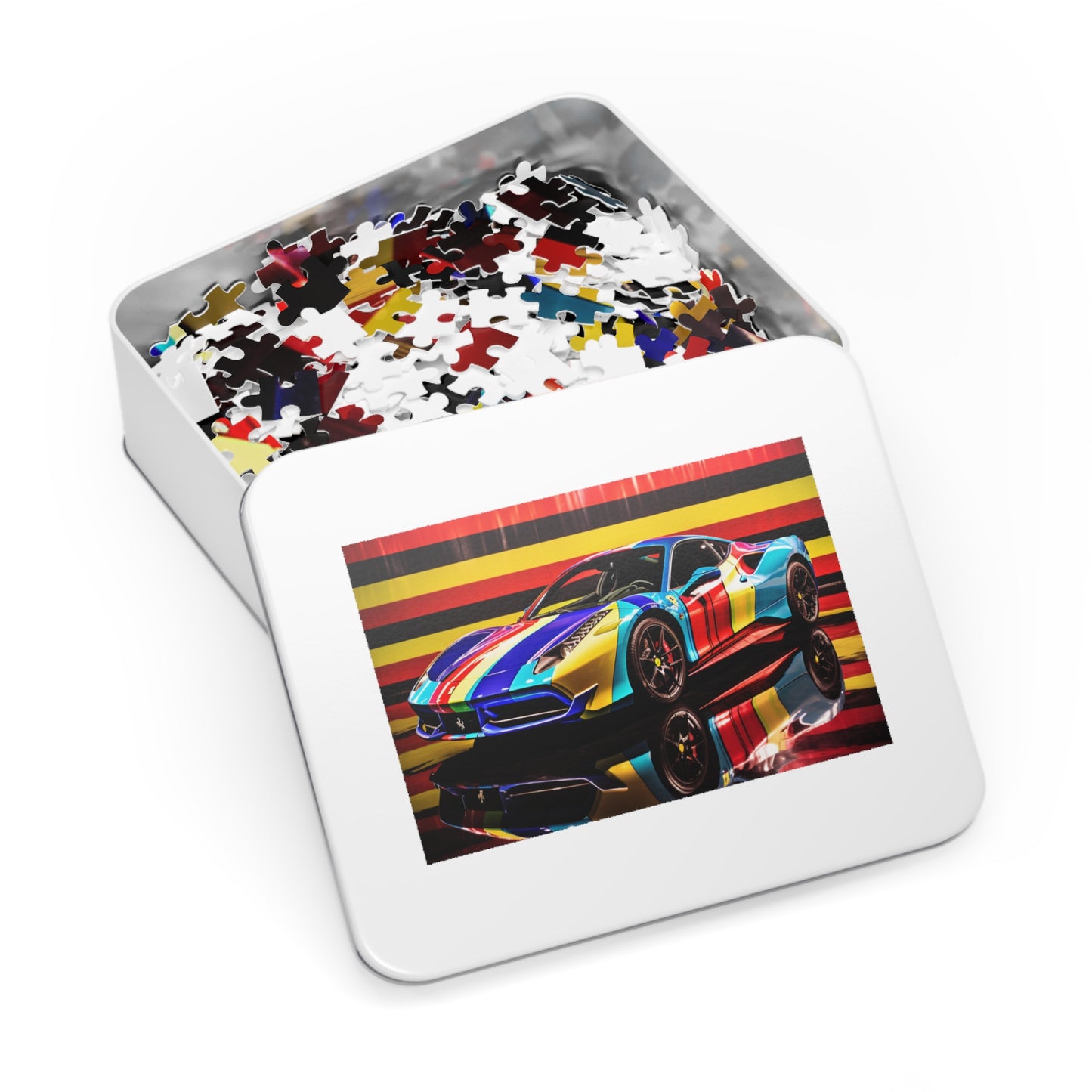 Jigsaw Puzzle (30, 110, 252, 500,1000-Piece) Hyper Colorfull Ferrari 2