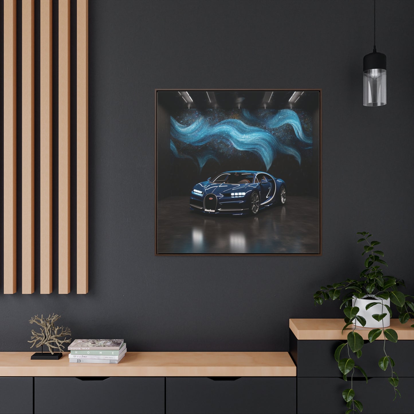 Gallery Canvas Wraps, Square Frame Hyper Bugatti 3
