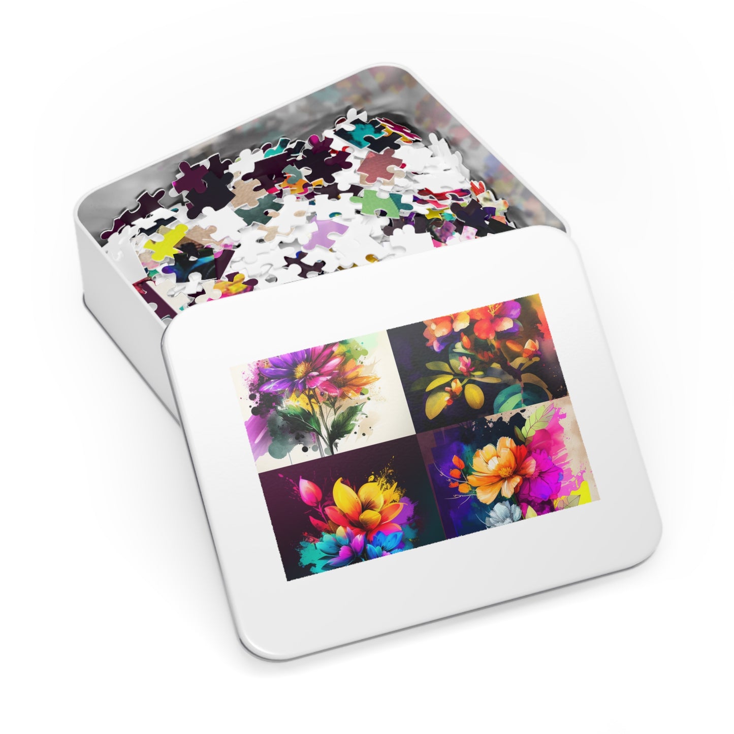 Jigsaw Puzzle (30, 110, 252, 500,1000-Piece) Bright Spring Flowers 5