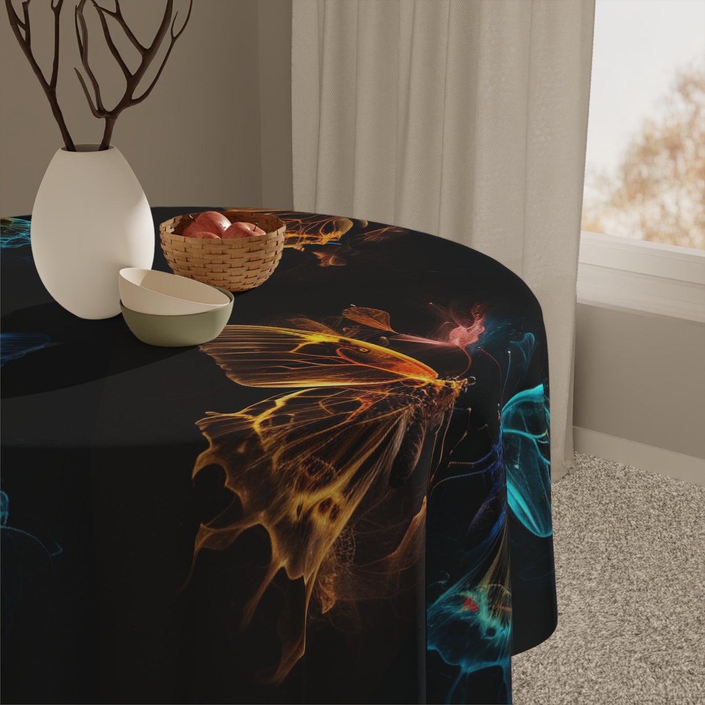 Tablecloth Kiss Neon Butterfly 5