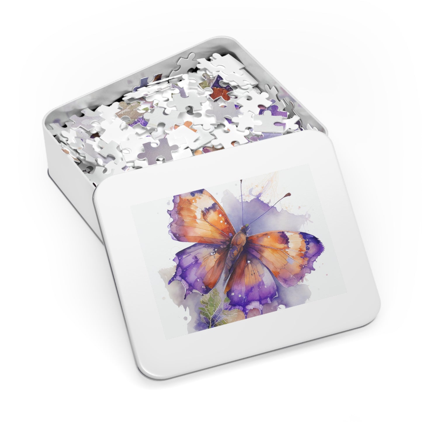 Jigsaw Puzzle (30, 110, 252, 500,1000-Piece) MerlinRose Watercolor Butterfly 2