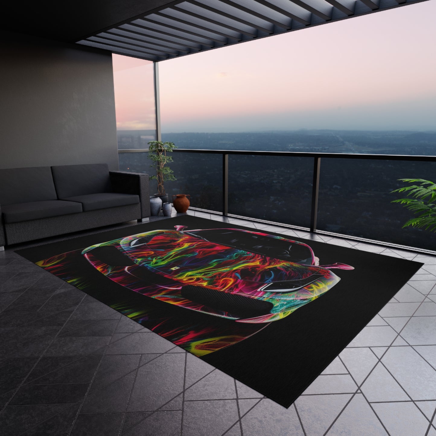 Outdoor Rug Ferrari Color 1