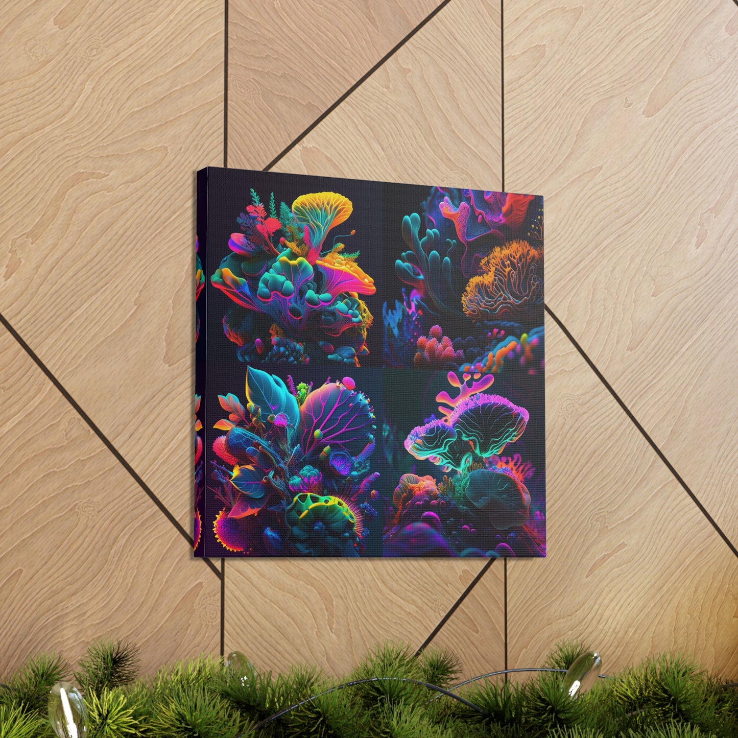 Canvas Gallery Wraps Macro Coral Reef 5