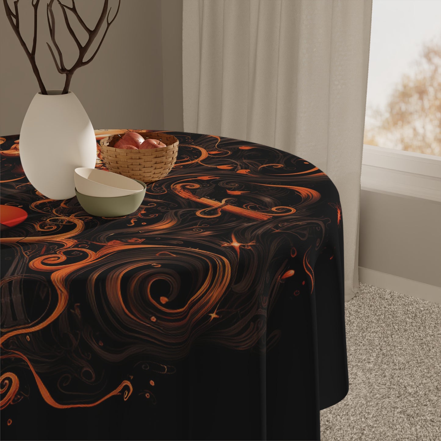 Tablecloth Skull Treble Clef 4