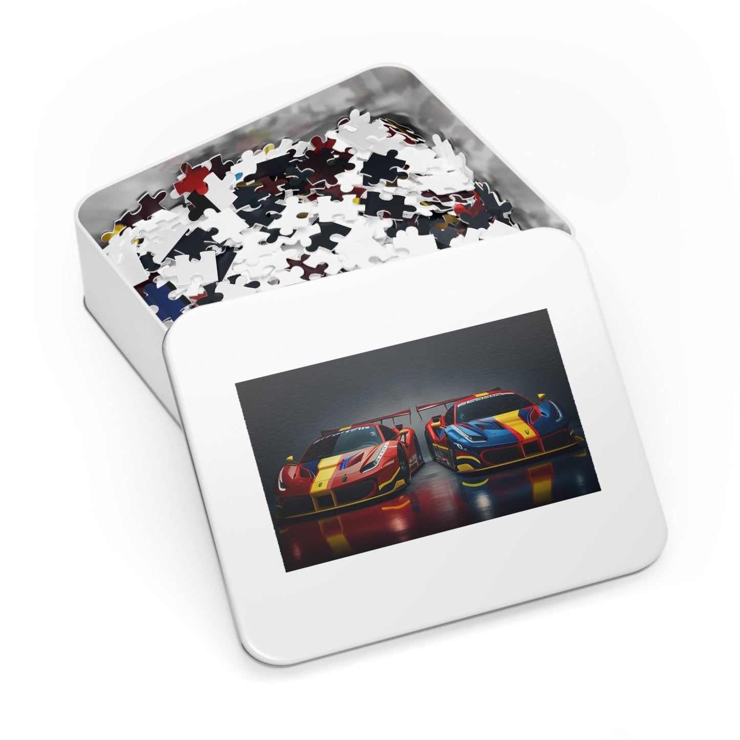 Jigsaw Puzzle (30, 110, 252, 500,1000-Piece) Ferrari Red Blue 4