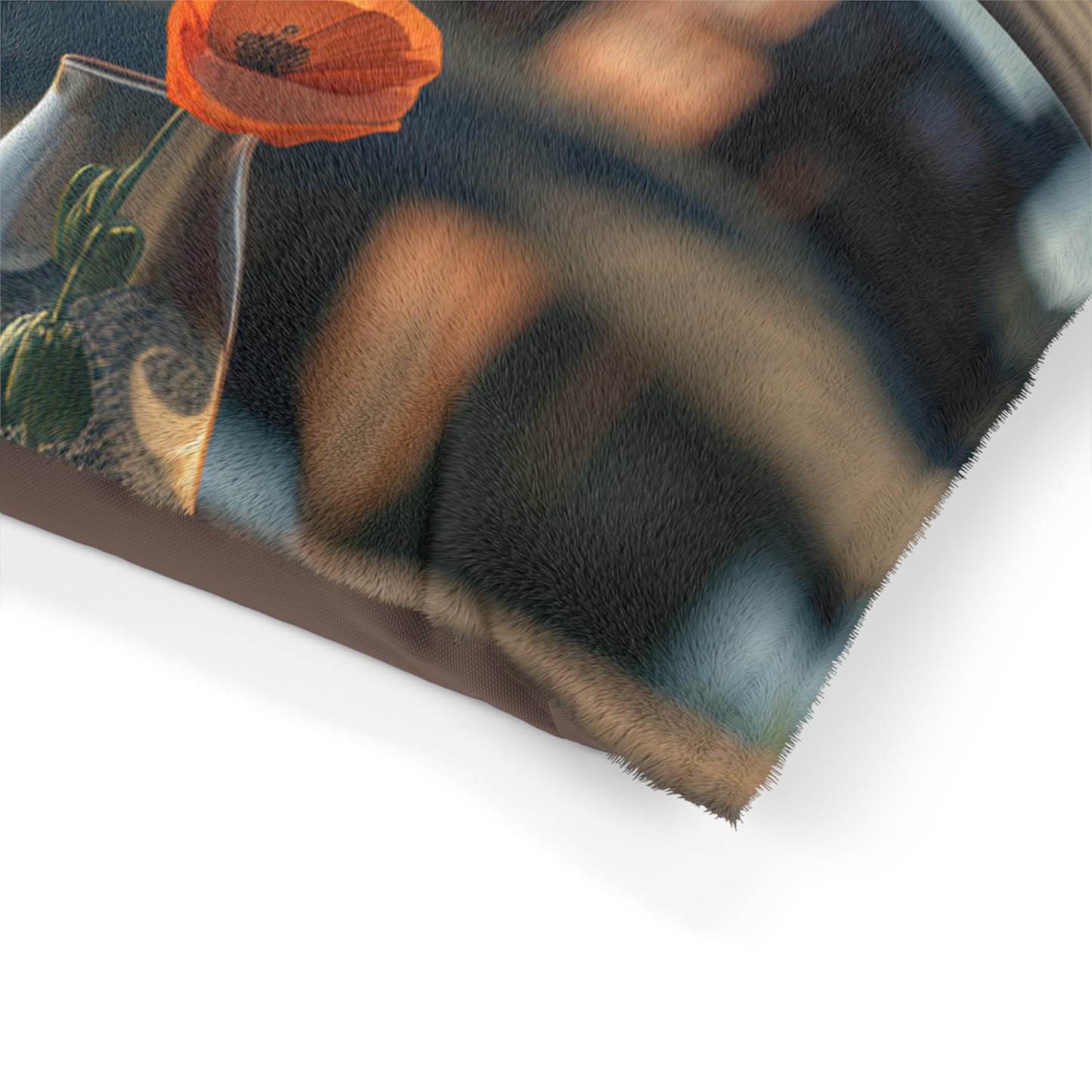 Pet Bed Orange Poppy in a Vase 5