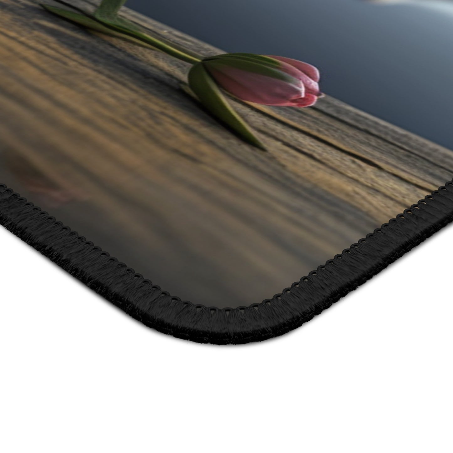 Gaming Mouse Pad White Peony glass vase 4