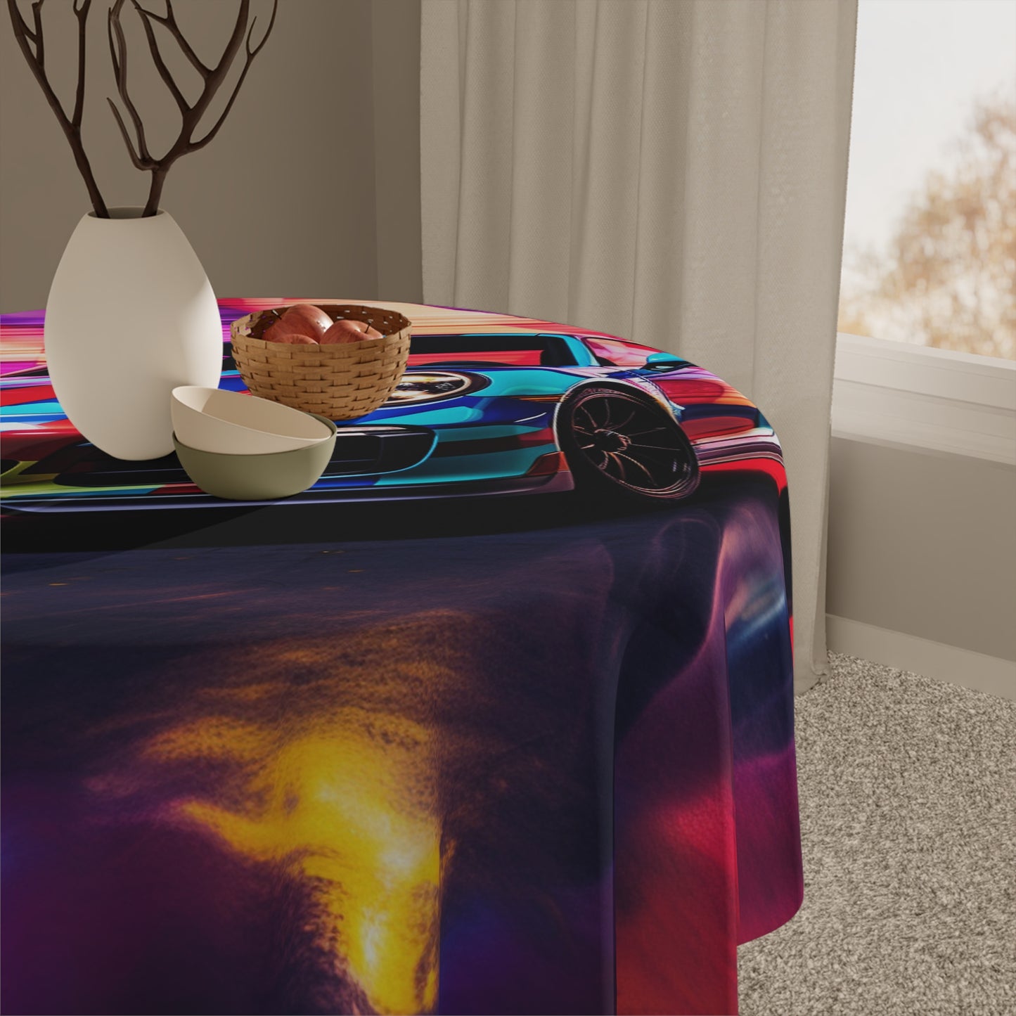 Tablecloth Macro American Flag Porsche 1