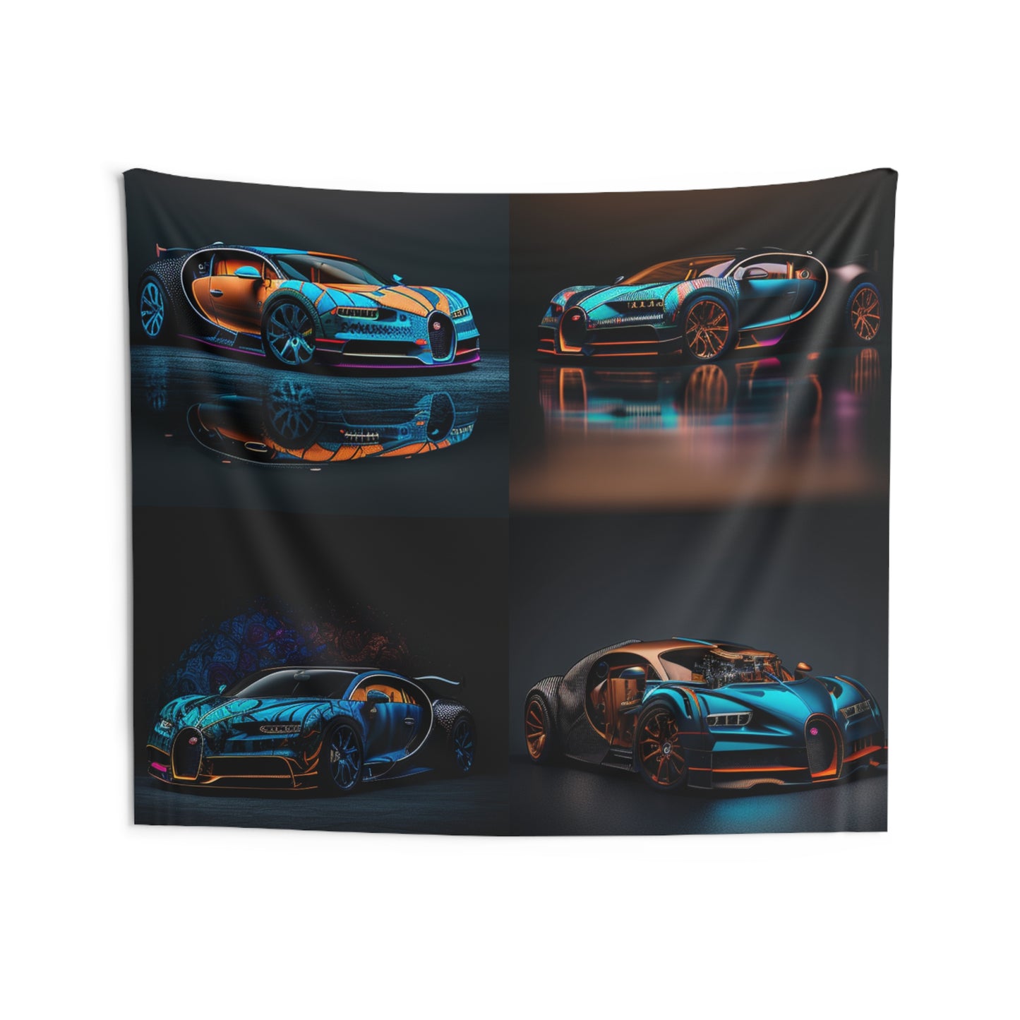 Indoor Wall Tapestries Bugatti Blue 5