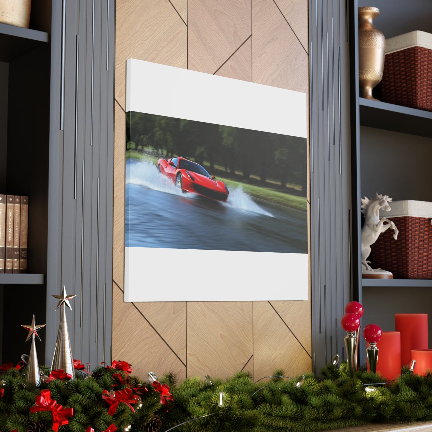 Canvas Gallery Wraps Water Ferrari Splash 3