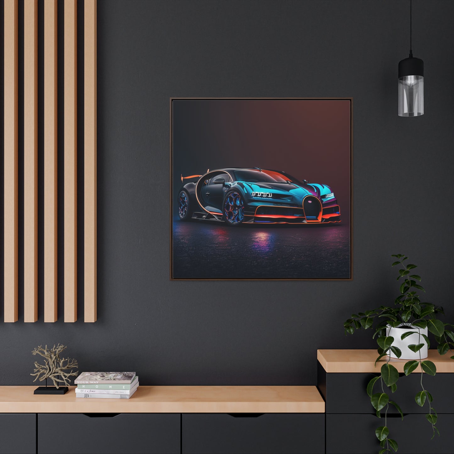 Gallery Canvas Wraps, Square Frame Bugatti Chiron Super 1