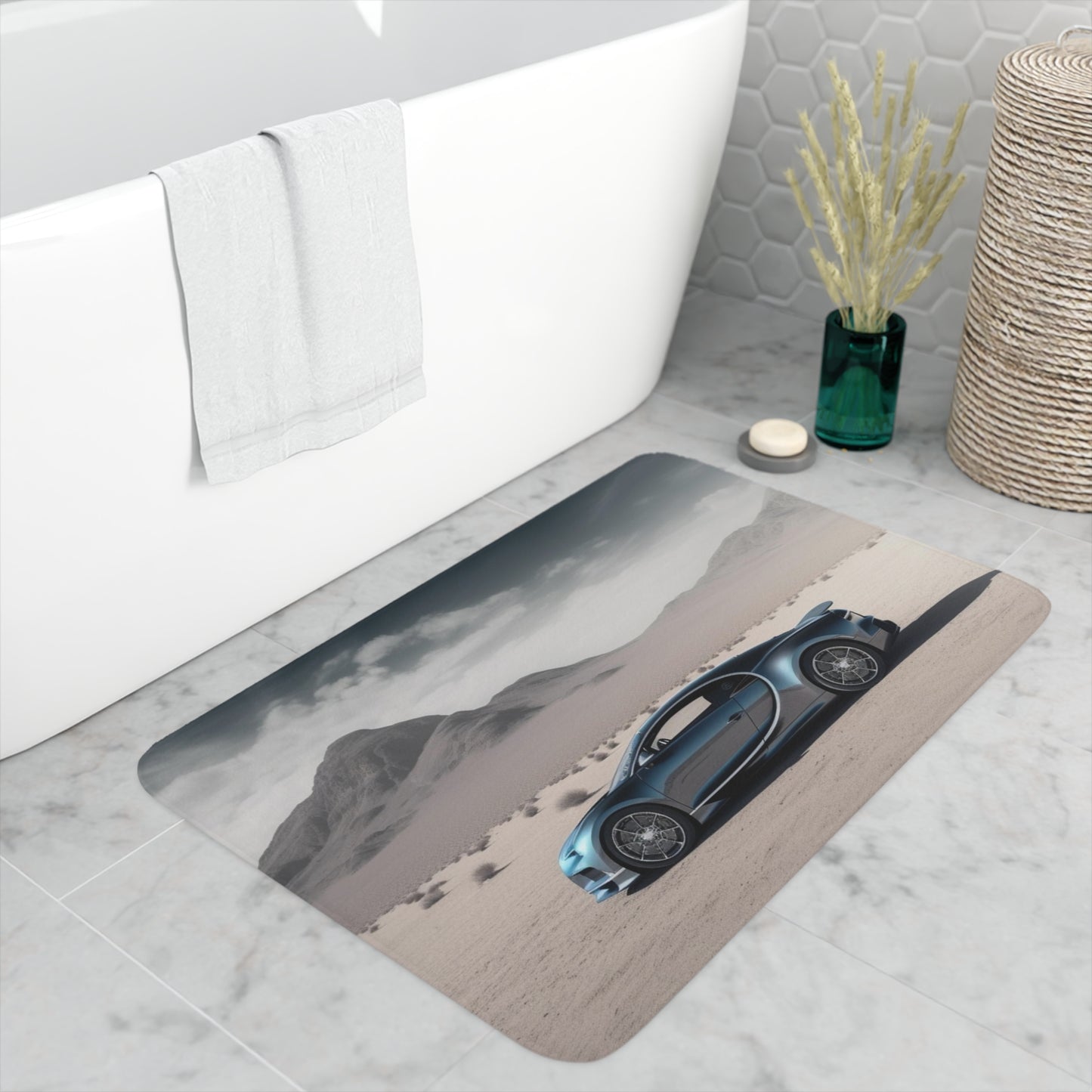 Memory Foam Bath Mat Bugatti Real Look 1