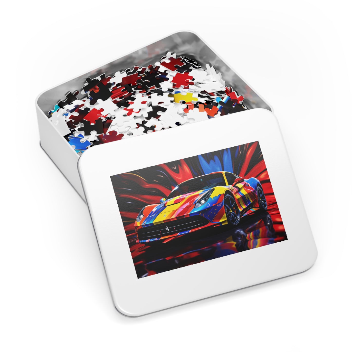 Jigsaw Puzzle (30, 110, 252, 500,1000-Piece) Hyper Colorfull Ferrari 1