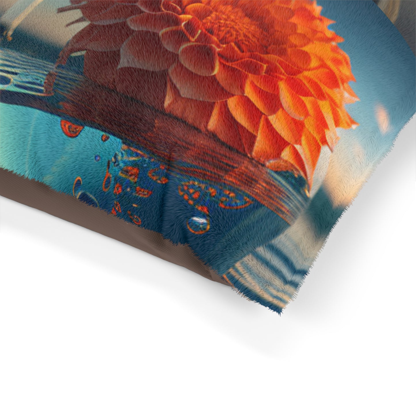 Pet Bed Dahlia Orange 5