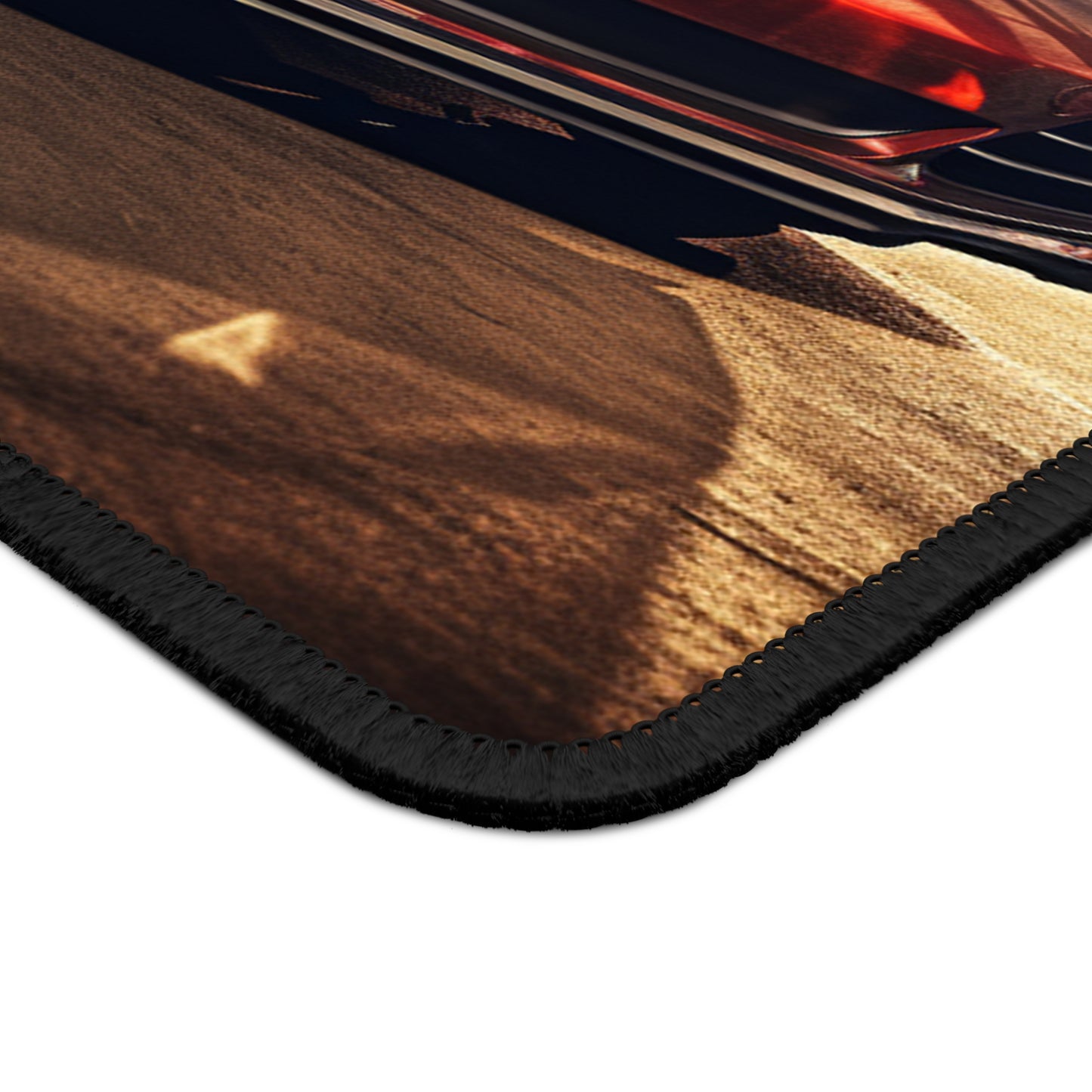 Gaming Mouse Pad Abstract American Flag Background Porsche 1