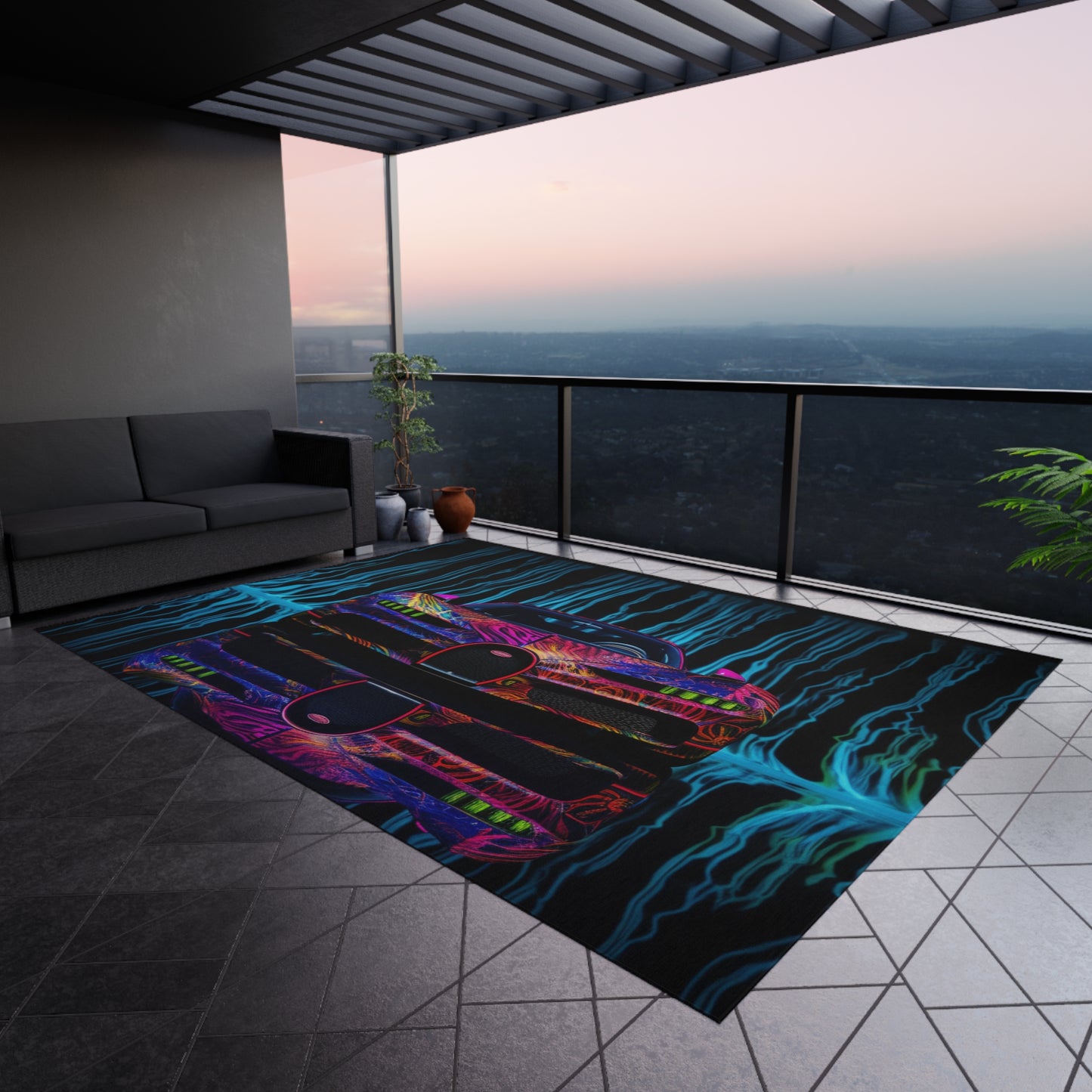 Outdoor Rug Bugatti Water 3