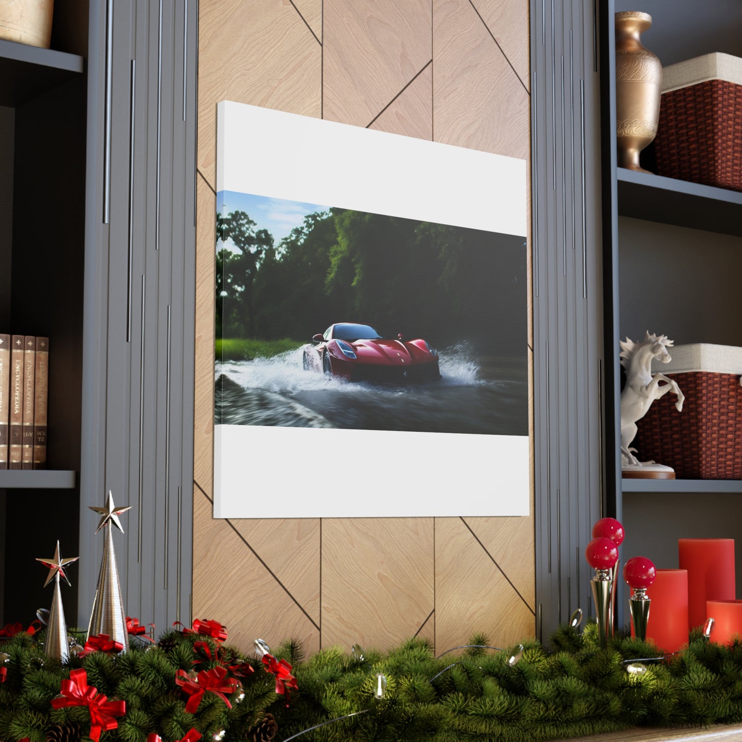 Canvas Gallery Wraps Water Ferrari Splash 1