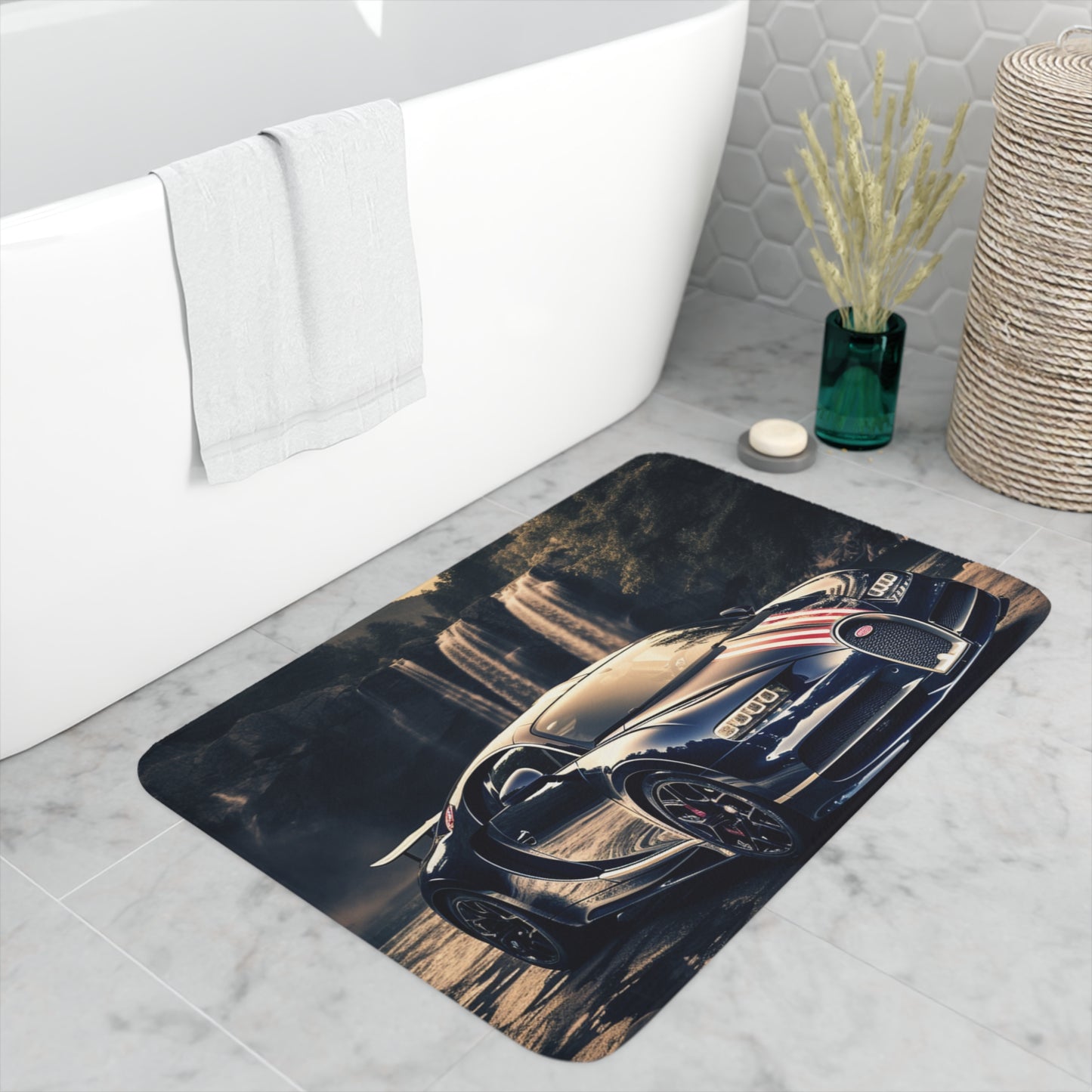Memory Foam Bath Mat Bugatti Waterfall 2