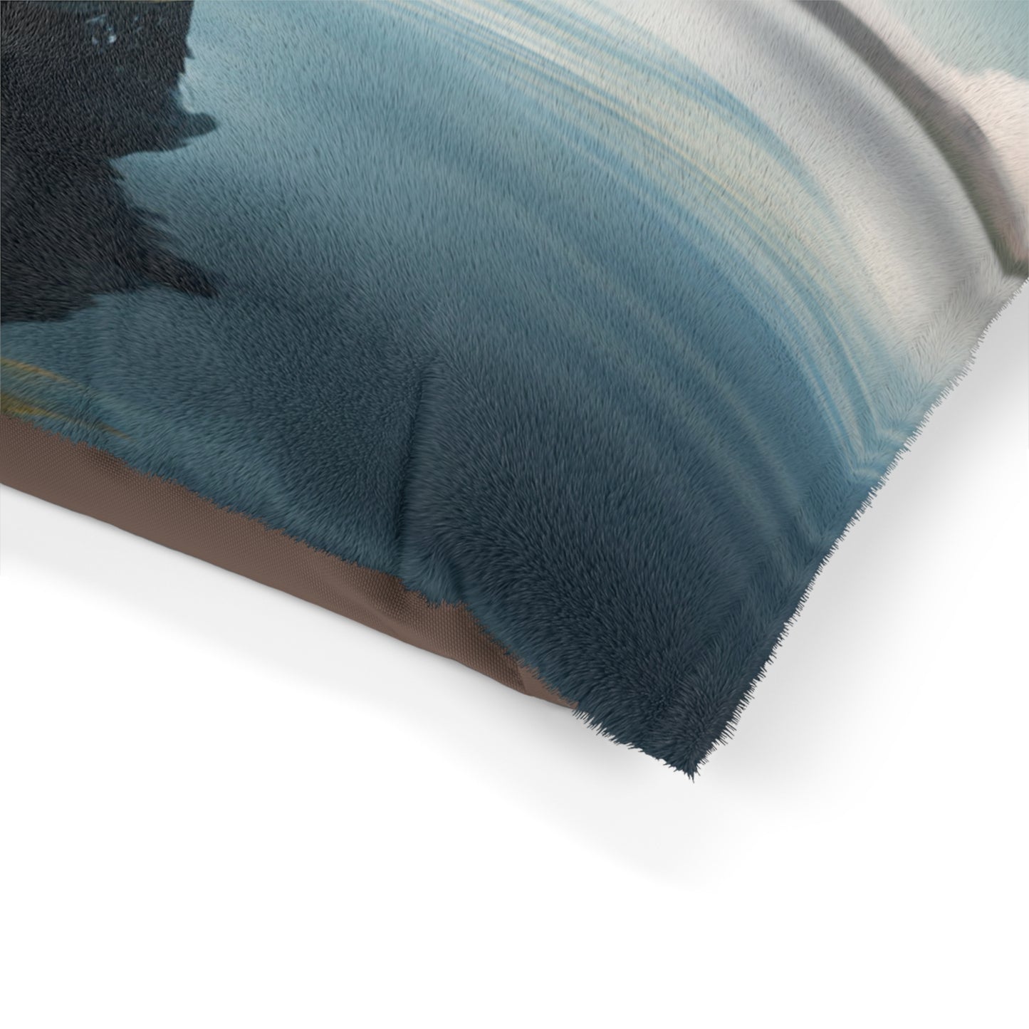 Pet Bed Yellow Hibiscus glass 4