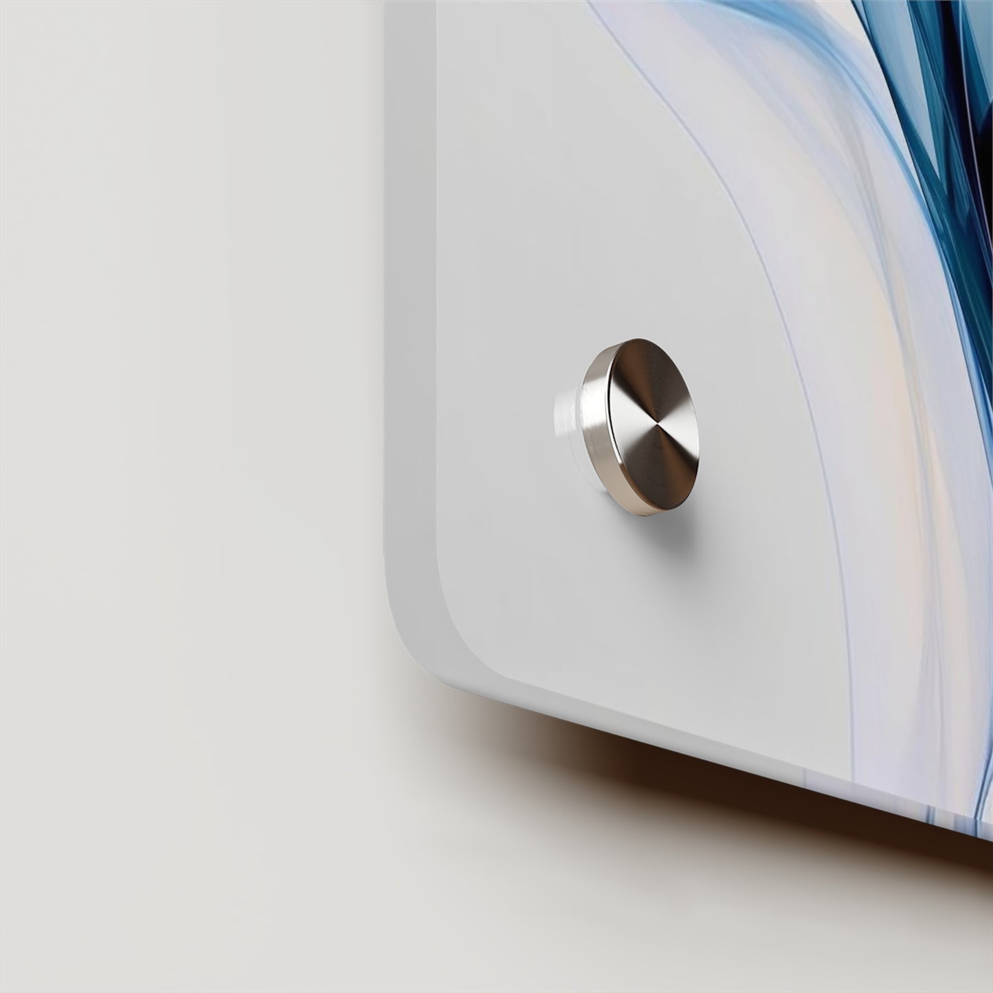 Acrylic Wall Art Panels Blue Tluip Abstract 5