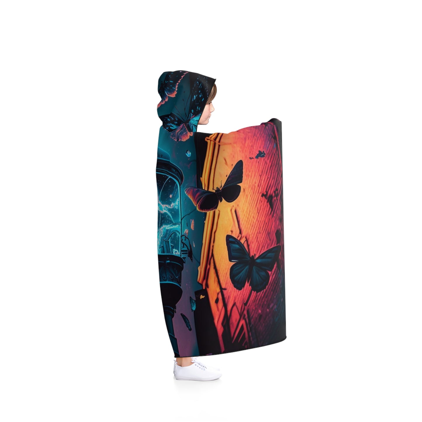 Hooded Blanket Street Light Butterfly 2
