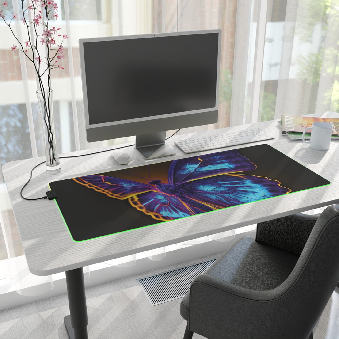 LED Gaming Mouse Pad Thermal Butterfly 4