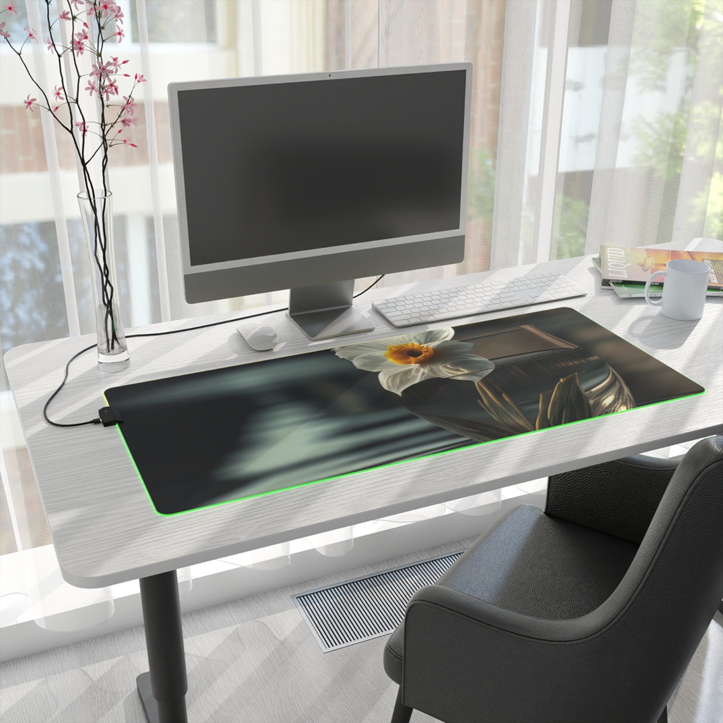 LED Gaming Mouse Pad Daffodil 2