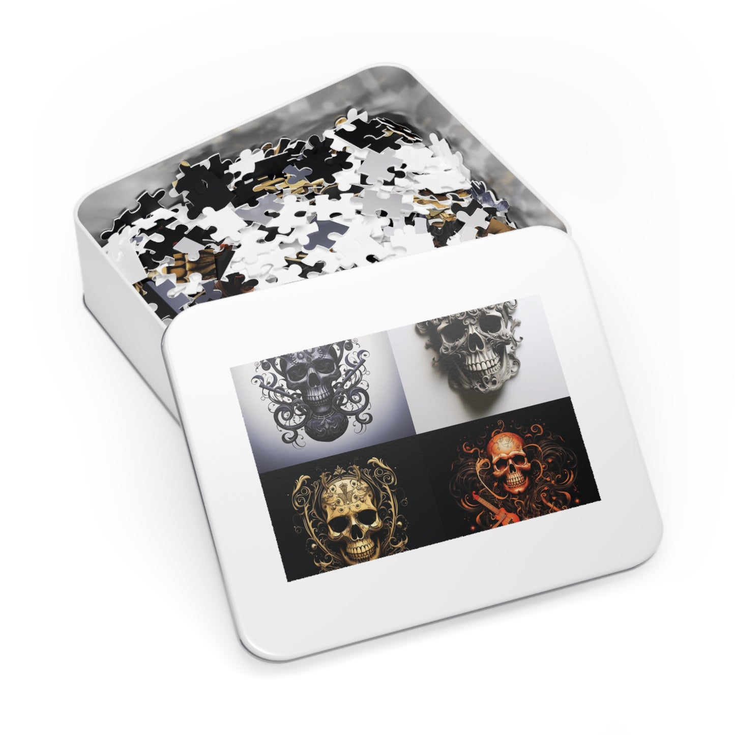Jigsaw Puzzle (30, 110, 252, 500,1000-Piece) Skull Treble Clef 5