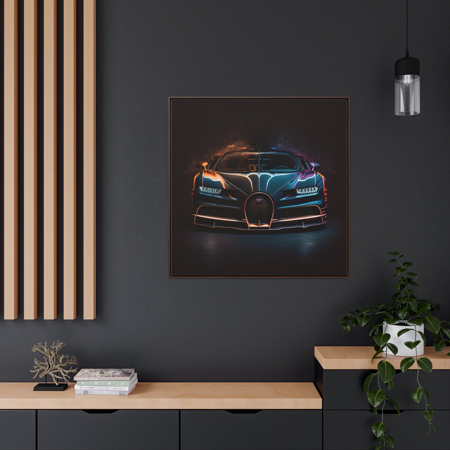 Gallery Canvas Wraps, Square Frame Bugatti Chiron Super 3
