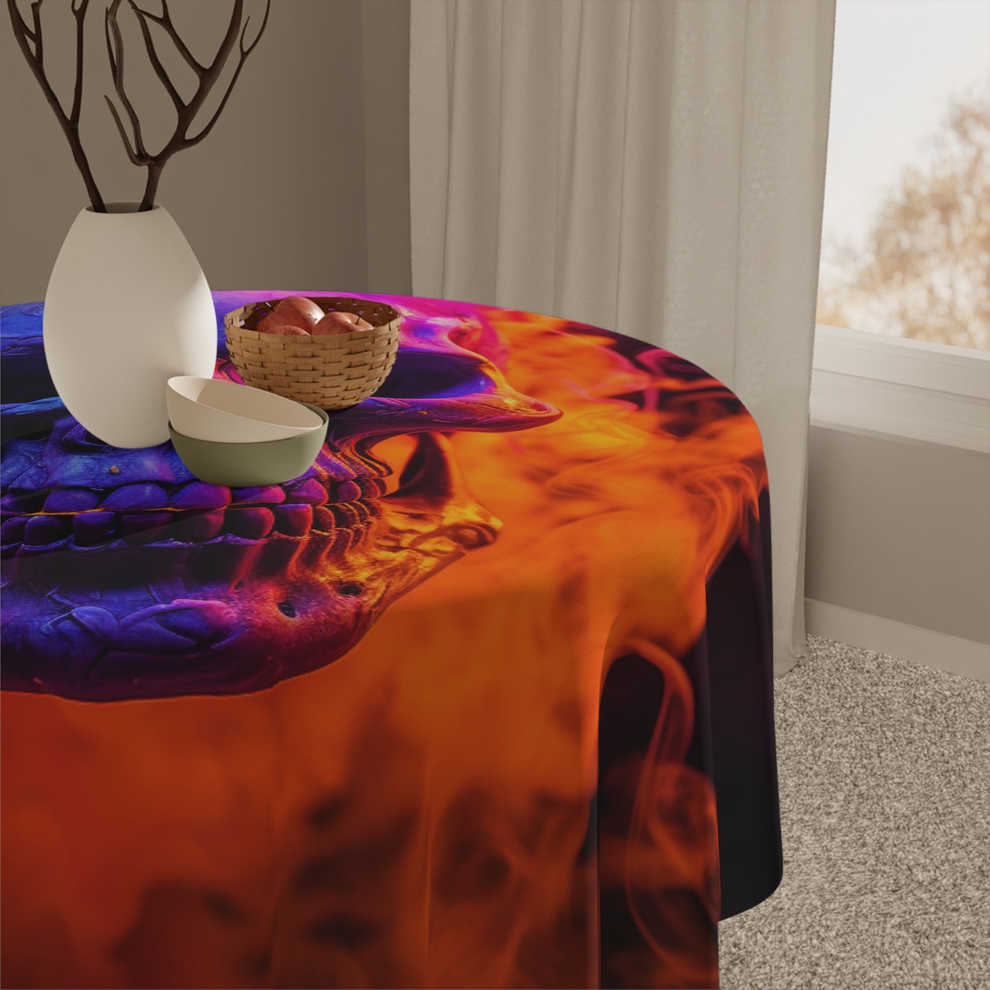 Tablecloth Macro Skull 4