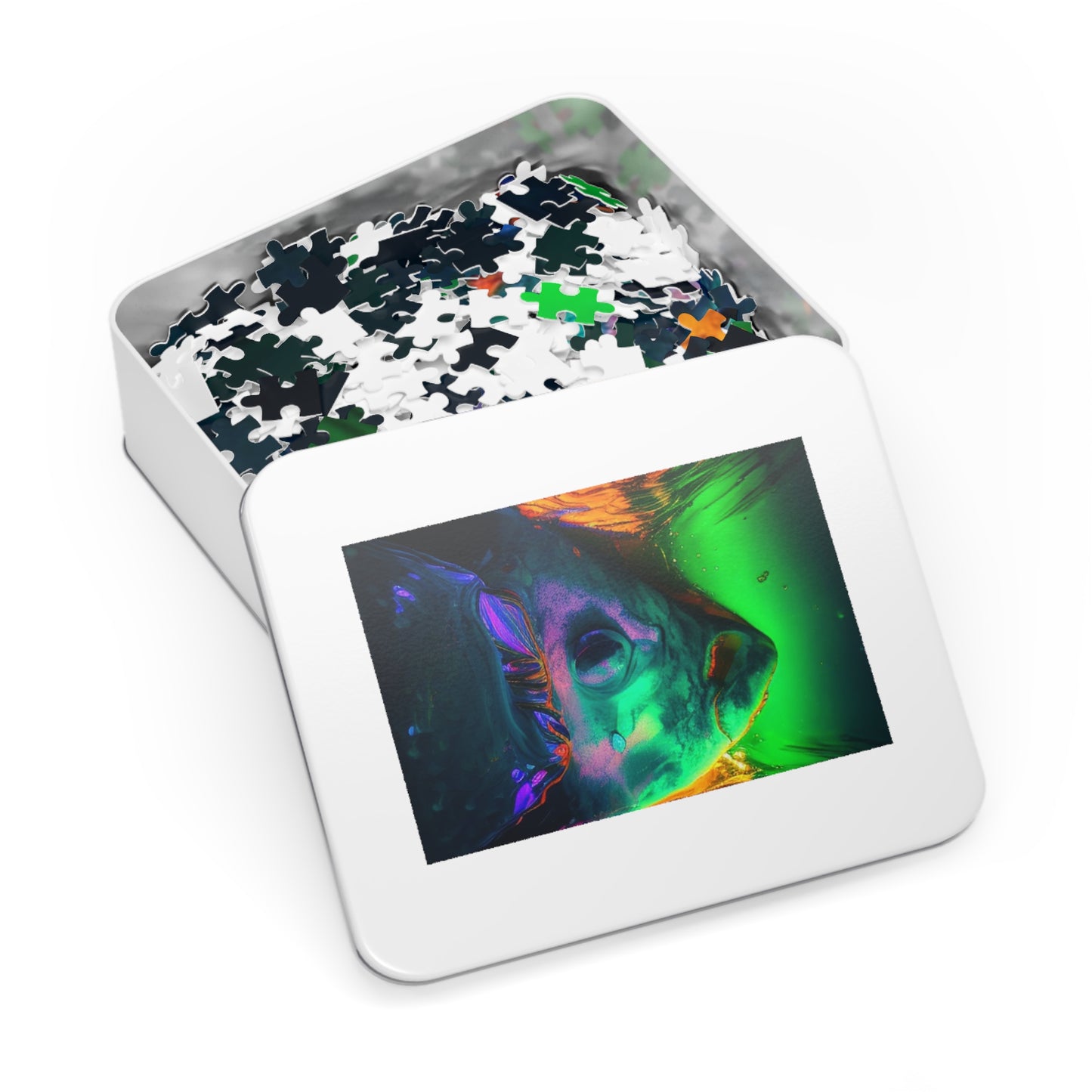 Jigsaw Puzzle (30, 110, 252, 500,1000-Piece) Florescent Glow 1