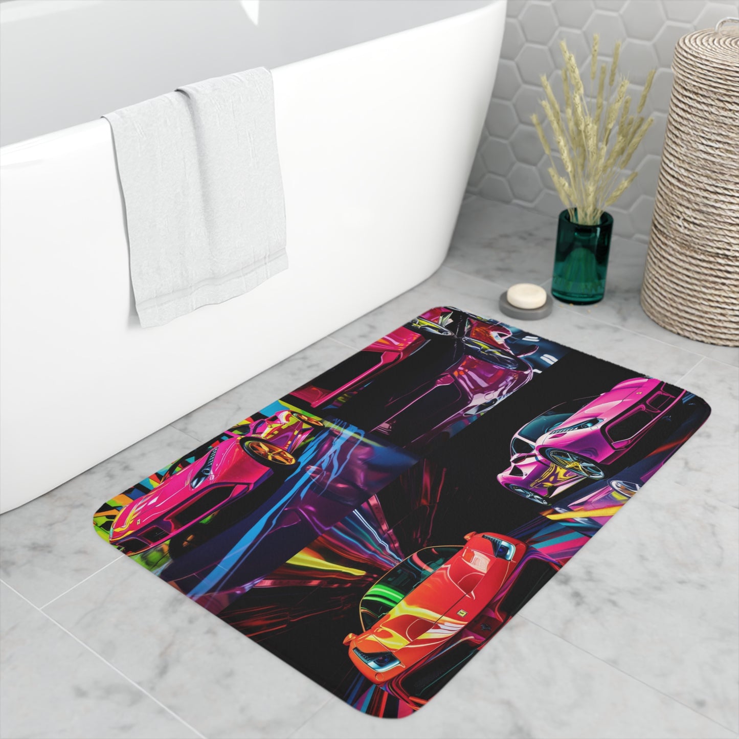 Memory Foam Bath Mat Ferrari Flair Macro 5
