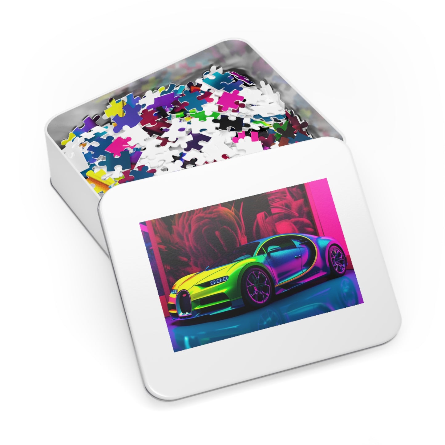 Jigsaw Puzzle (30, 110, 252, 500,1000-Piece) Florescent Bugatti Flair 1