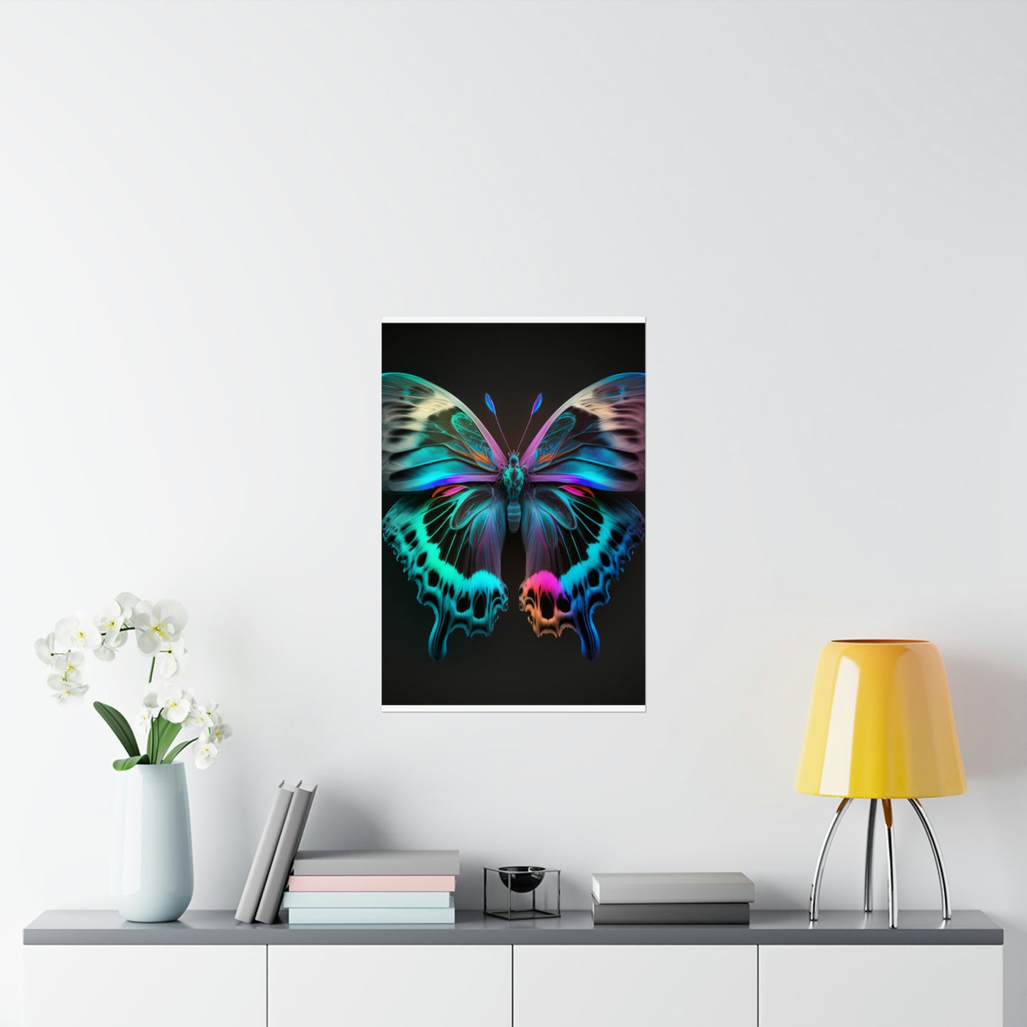 Premium Matte Vertical Posters Raw Florescent Glow 2
