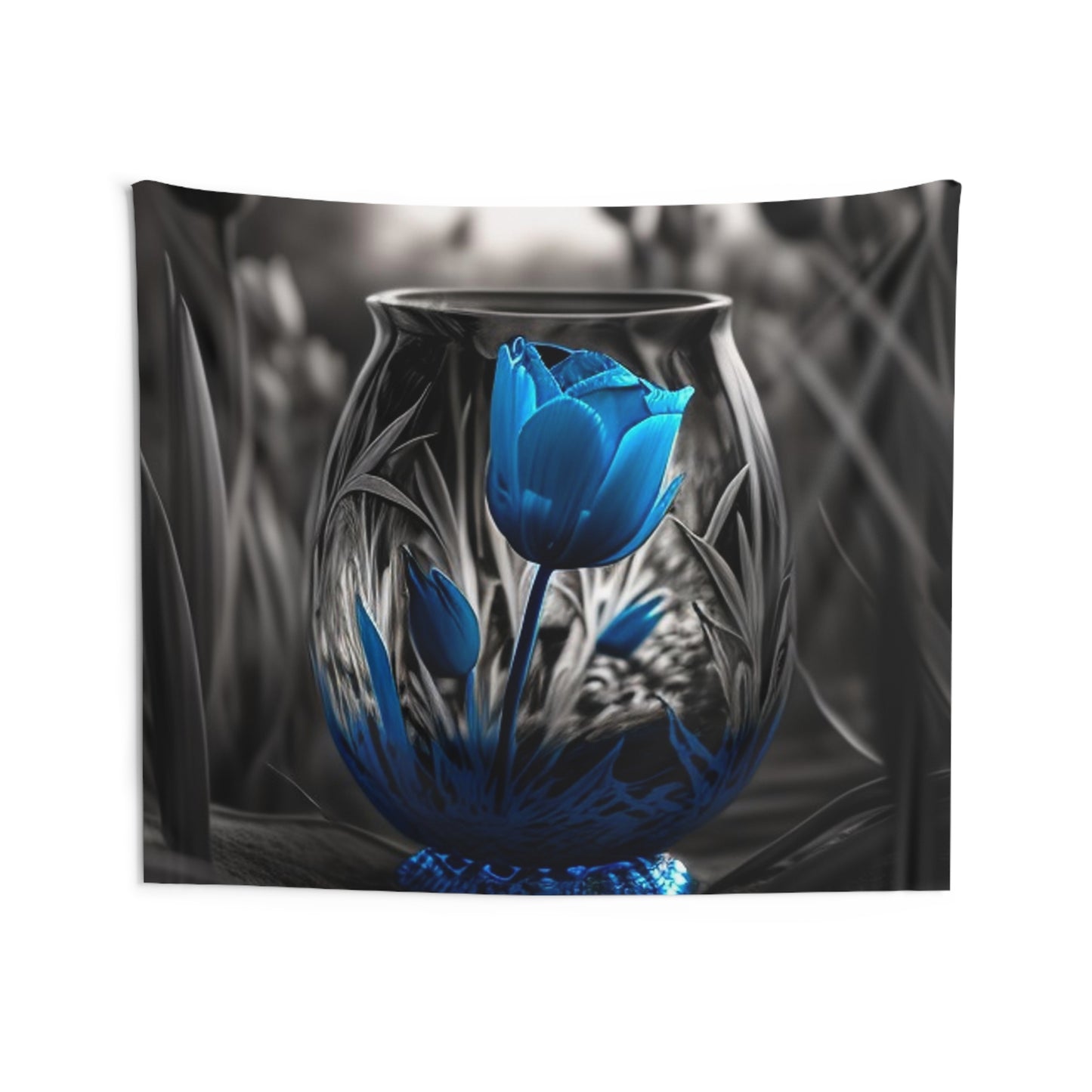 Indoor Wall Tapestries Tulip Blue 3