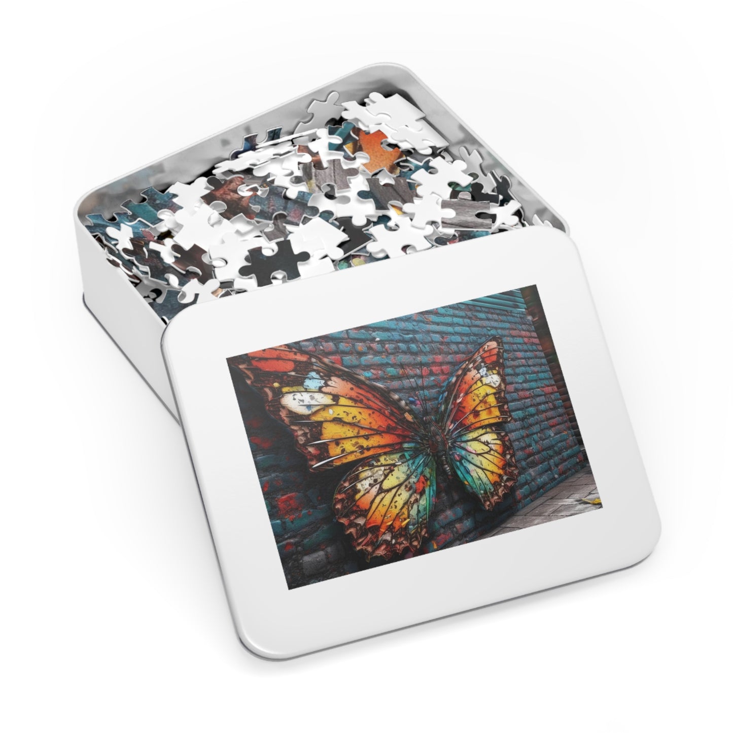 Jigsaw Puzzle (30, 110, 252, 500,1000-Piece) Liquid Street Butterfly 2