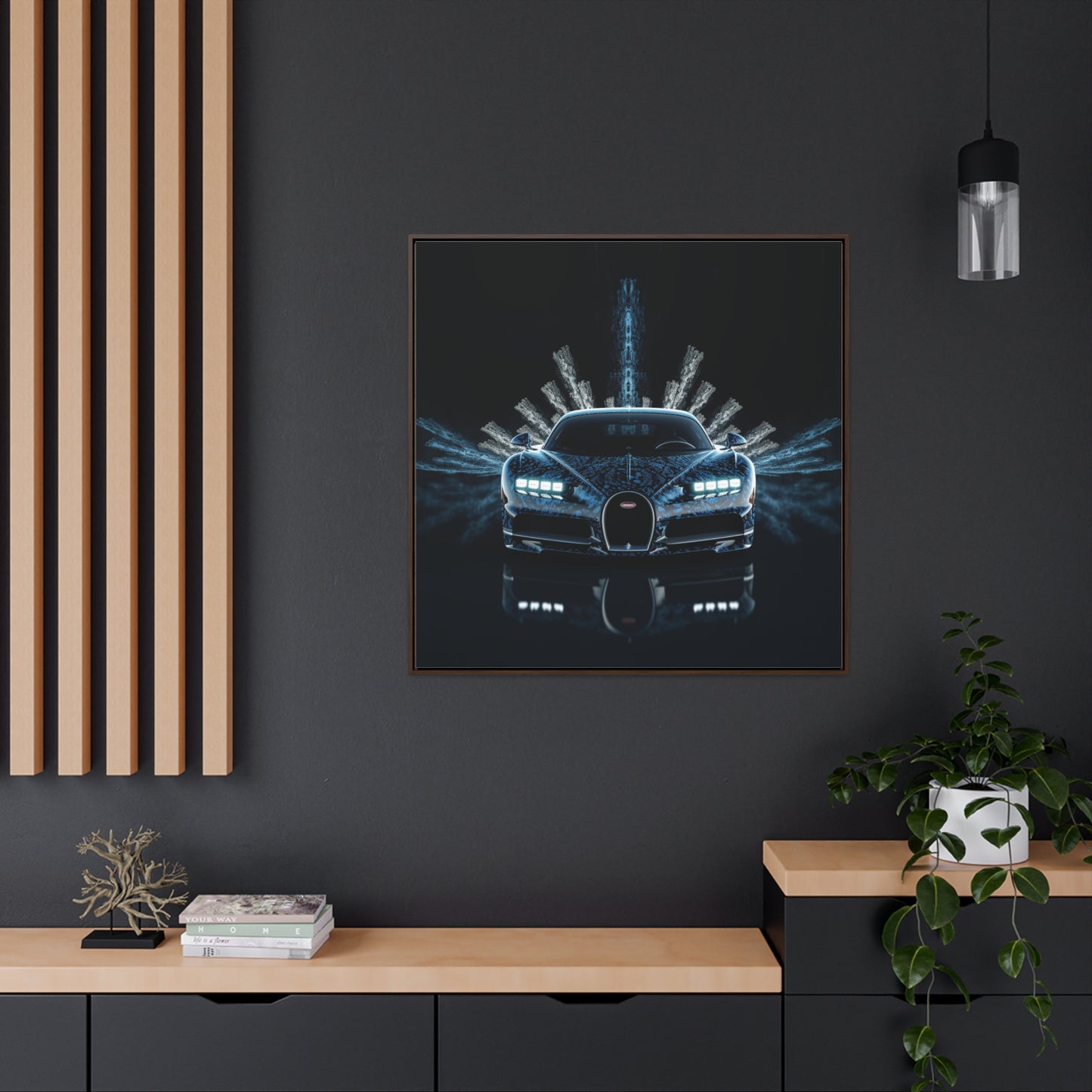 Gallery Canvas Wraps, Square Frame Hyper Bugatti 2