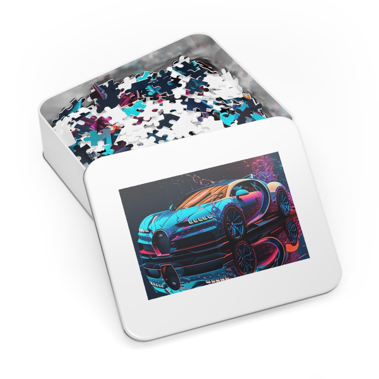 Jigsaw Puzzle (30, 110, 252, 500,1000-Piece) Bugatti Neon Chiron 4