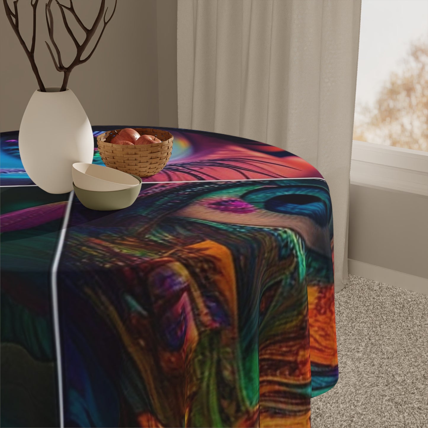 Tablecloth Neon Florescent Glow 3