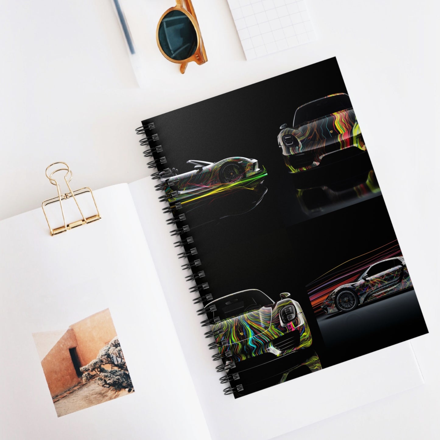 Spiral Notebook - Ruled Line Porsche Line 5
