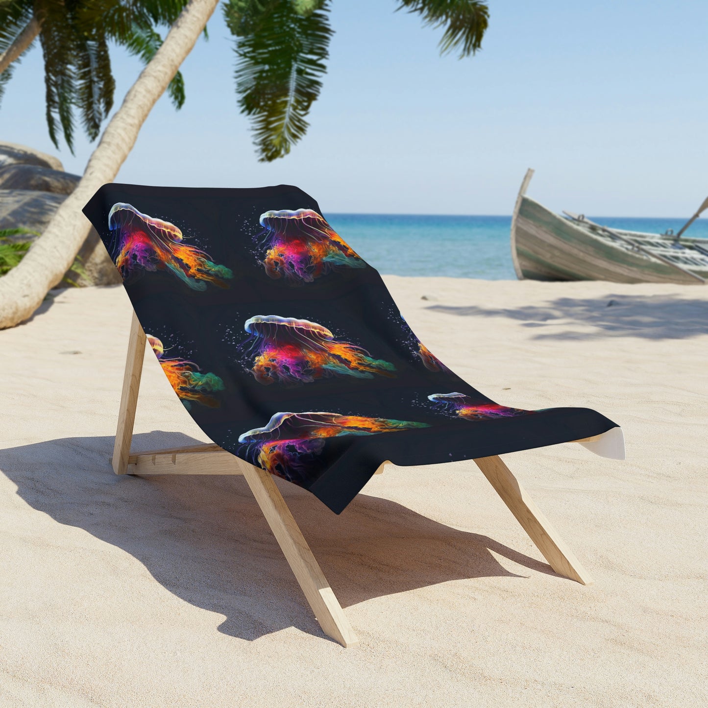 Beach Towel Neon Jelly 2