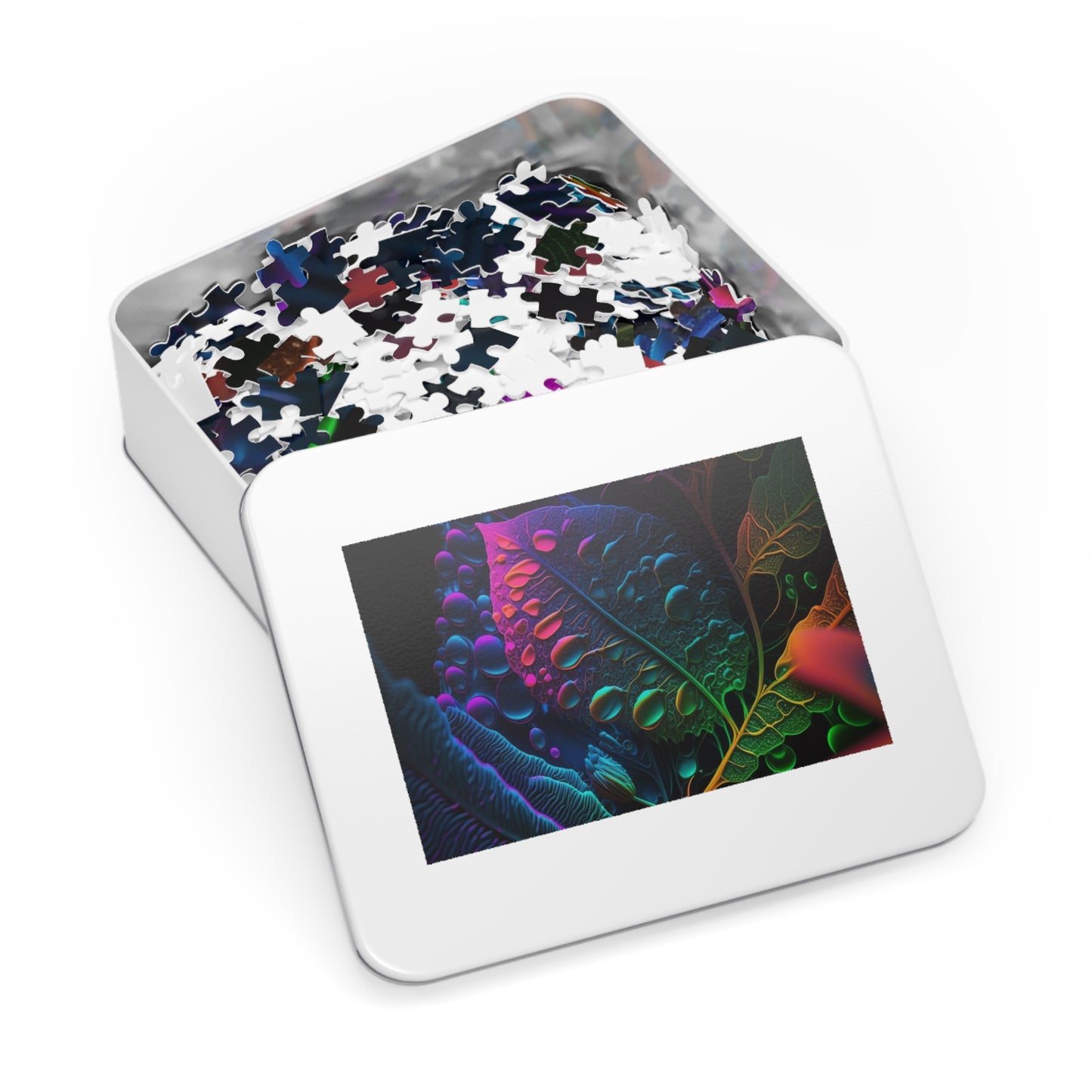 Jigsaw Puzzle (30, 110, 252, 500,1000-Piece) Macro Reef Florescent 4