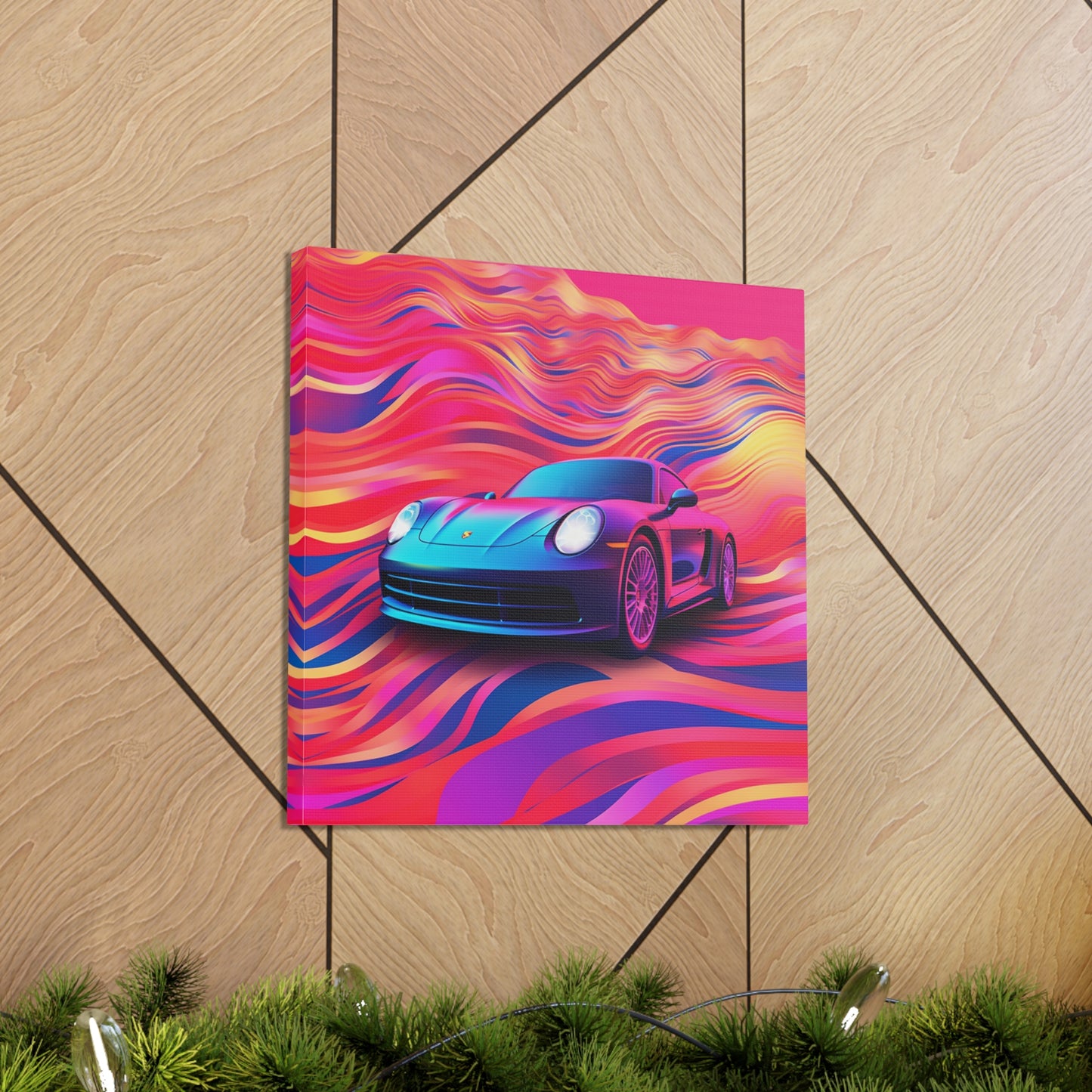 Canvas Gallery Wraps Porsche Water Fusion 3