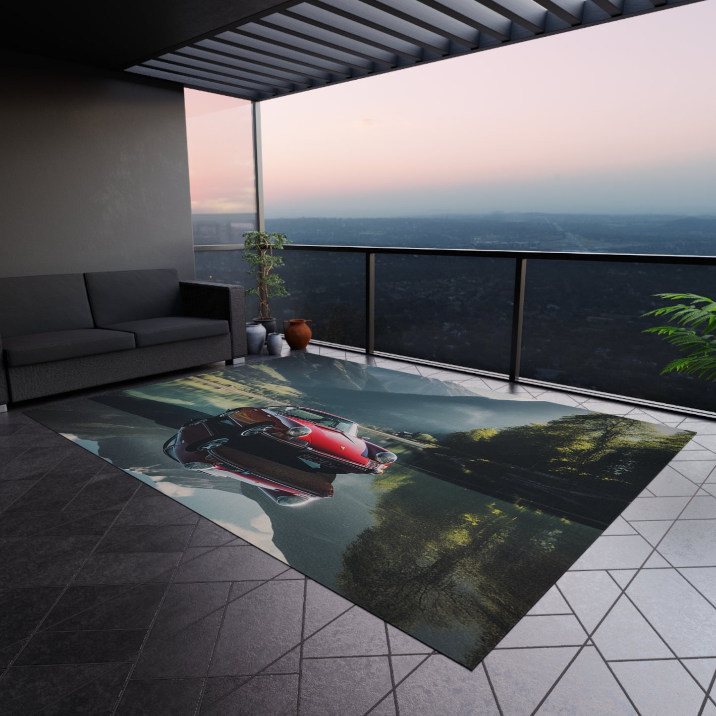 Outdoor Rug Porsche Lake 3