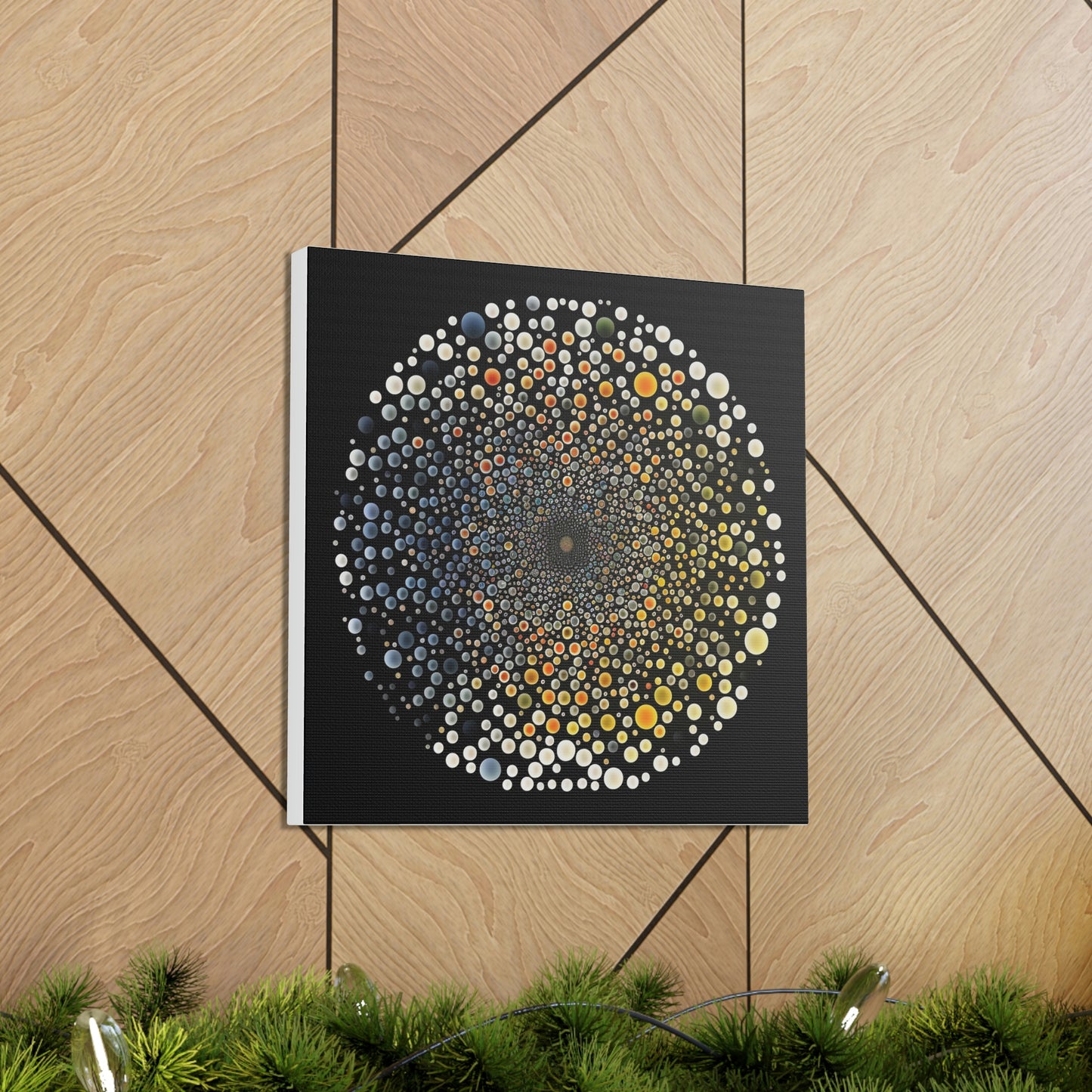 Abstract circle art