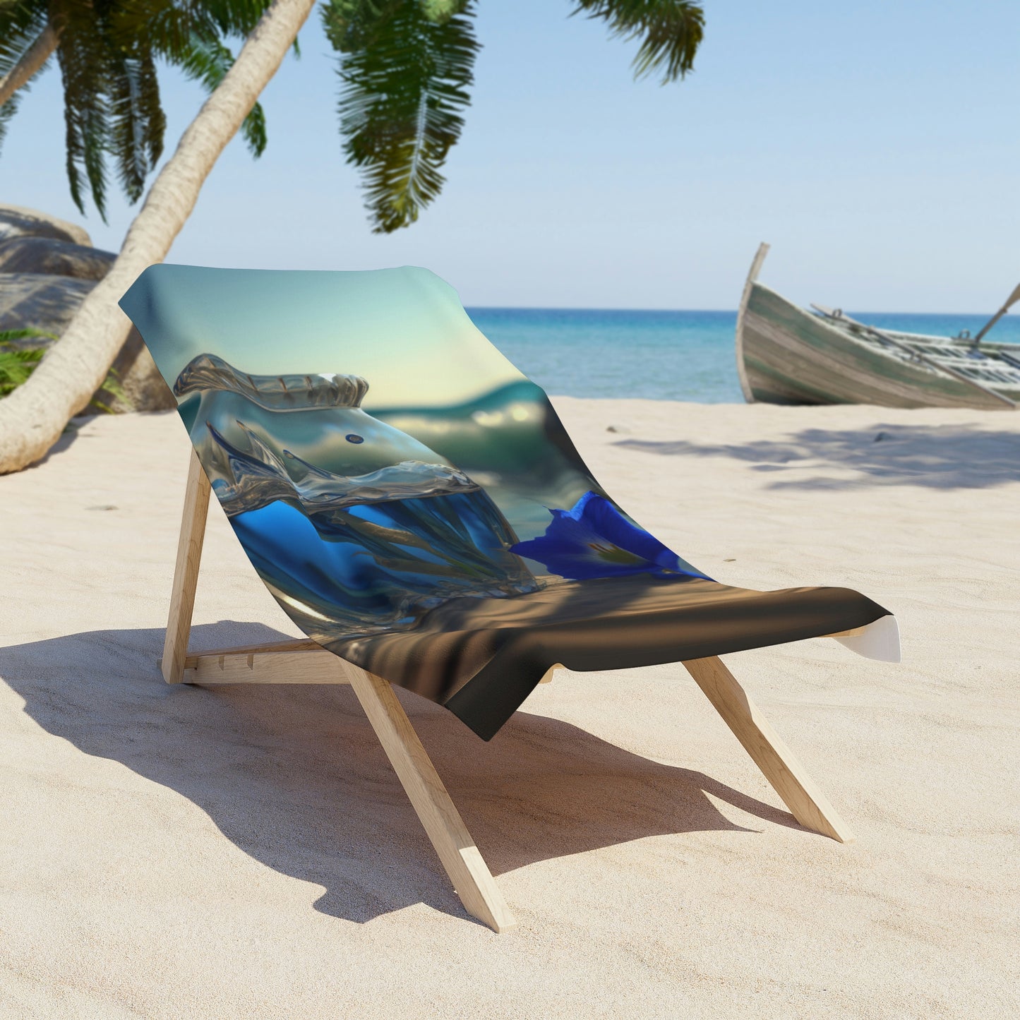 Beach Towel Bluebell 1