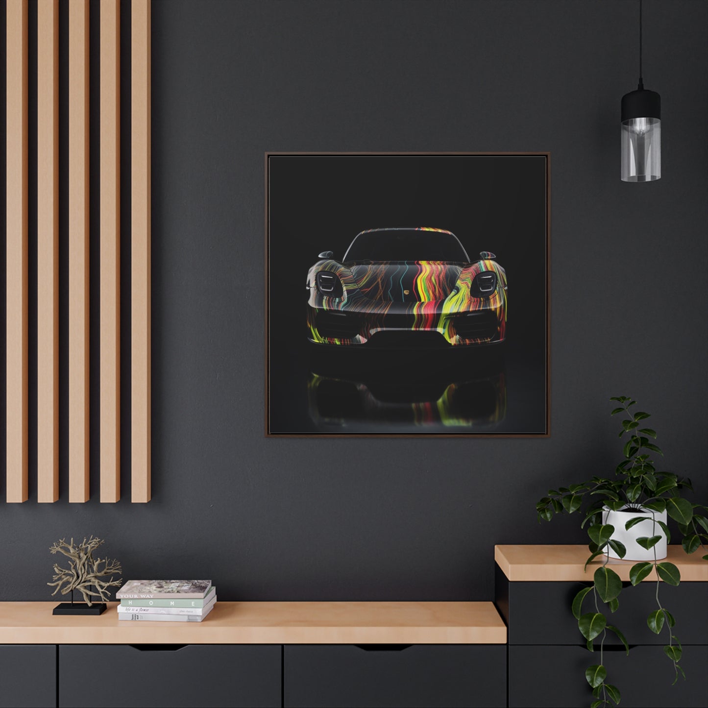 Gallery Canvas Wraps, Square Frame Porsche Line 2