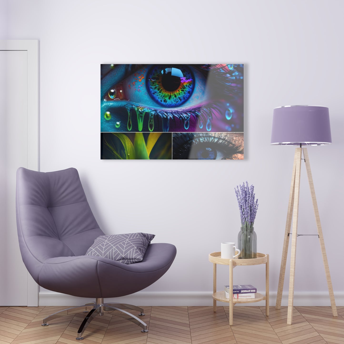 Acrylic Prints Neon Florescent Glow 3